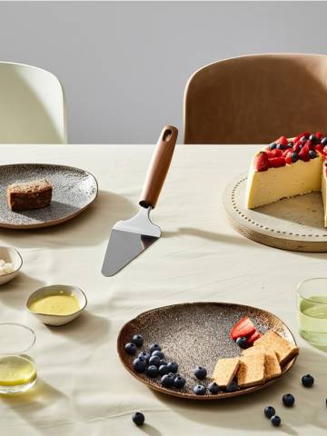 Лопатка для торта - коричневий