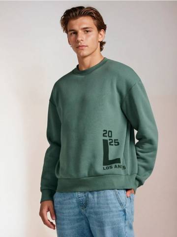 Світшот crewneck - зелений Світшот crewneck - зелений