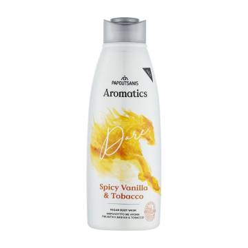 Гель для душа Papoutsanis Aromatics Vegan Shower Gel Dare Пряная ваниль и табак, 600 мл Гель для душа Papoutsanis Aromatics Vegan Shower Gel Dare Пряная ваниль и табак, 600 мл