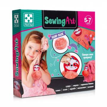 Набор для творчества Vladi Toys Sewing Art Sloth 8 деталей, от 5 лет (VT4205-07) Набор для творчества Vladi Toys Sewing Art Sloth 8 деталей, от 5 лет (VT4205-07)