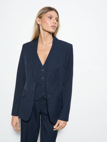 Mohito - Блейзер slim fit - темно-синій - 850FG-59X