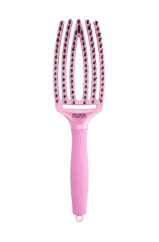 Расческа для волос Olivia Garden Fingerbrush Care Iconic Boar & Nylon, Celestial Pink, 1 шт