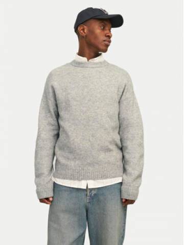 Jack&Jones Светр Rollie 12215468 Сірий Relaxed Fit Jack&Jones Светр Rollie 12215468 Сірий Relaxed Fit