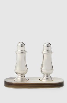 Набор для соли и перца с рогом буйвола