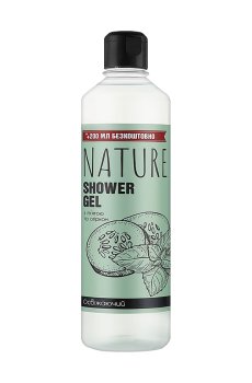 Гель для душа Bioton Cosmetics Nature Shower Gel Освежающий, с мятой и огурцом, 500 мл