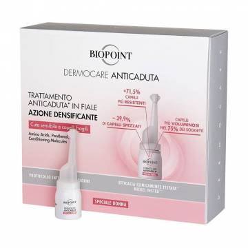 Ампулы против выпадения волос для женщин Biopoint Dermocare Anticaduta, 206 мл Ампулы против выпадения волос для женщин Biopoint Dermocare Anticaduta, 206 мл