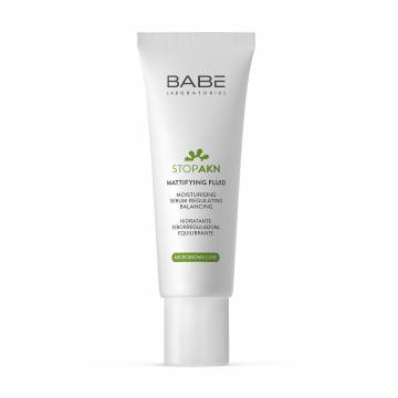 Матирующий увлажняющий флюид для жирной и проблемной кожи лица BABE Laboratorios Stop Akn Mattifying Fluid, 50 мл Матирующий увлажняющий флюид для жирной и проблемной кожи лица BABE Laboratorios Stop Akn Mattifying Fluid, 50 мл