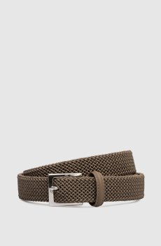 Плетеный ремень цвета хаки