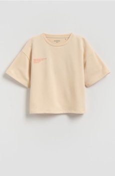 Reserved - Свободная футболка с принтом - бежевий - 440HU-08X