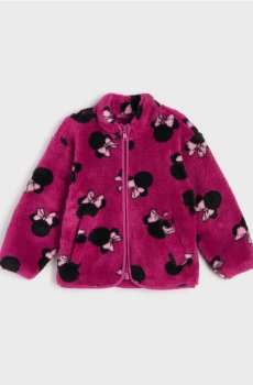 Куртка на блискавці без капюшона Minnie Mouse - пурпуровий