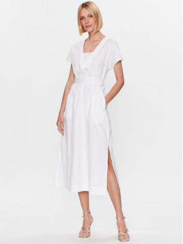 Peserico Повсякденна сукня S02893A Білий Regular Fit Peserico Повсякденна сукня S02893A Білий Regular Fit
