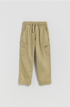 Reserved - Високоеластичні штани - бежевий - 615FM-80X