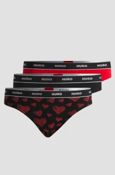 Женские трусики (3 шт) Разноцветный XS HUGO 50495870;996