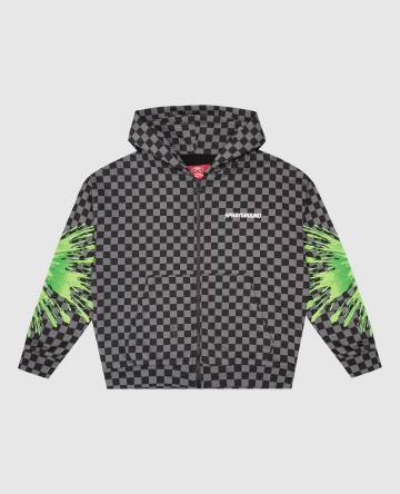 Детская серая спортивная куртка Splatter Bunny Детская серая спортивная куртка Splatter Bunny