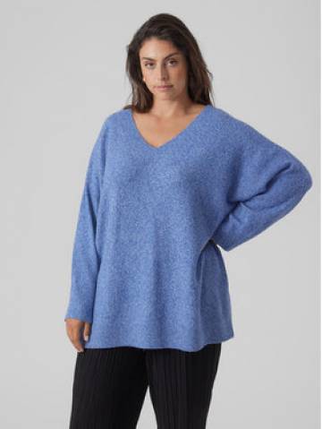 Vero Moda Curve Светр 10297266 Голубий Regular Fit Vero Moda Curve Светр 10297266 Голубий Regular Fit