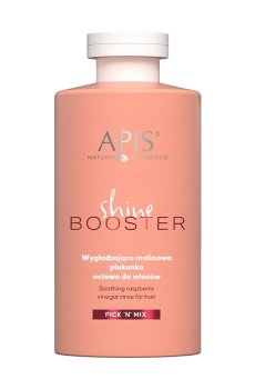 Бальзам для волос Apis Natural Cosmetics PickNMix Shine Booster Soothing Raspberry Vinegar Rinse, 300 мл