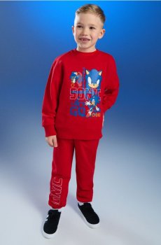 Бавовняний комплект Sonic the Hedgehog - червоний