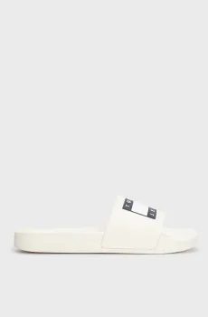 Женские белые слайдеры Белый 39 Tommy Jeans EN0EN02115