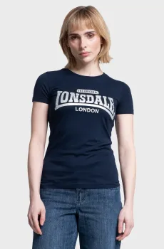 Женская темно-синяя футболка TULSE Синий L Lonsdale 114026