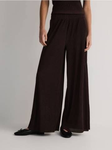 Reserved - LADIES` TROUSERS - темно коричневий - 8729B-89X Reserved - LADIES` TROUSERS - темно коричневий - 8729B-89X