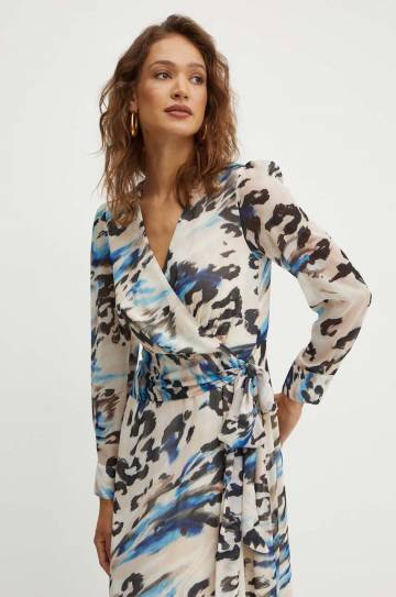 Платье Guess LAILA maxi расклешённое W4YK34 WDW82 Платье Guess LAILA maxi расклешённое W4YK34 WDW82