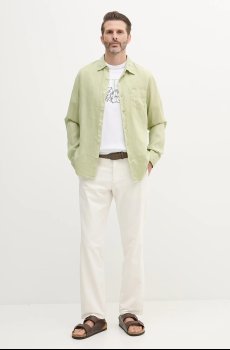 Льняная рубашка Guess NAPA