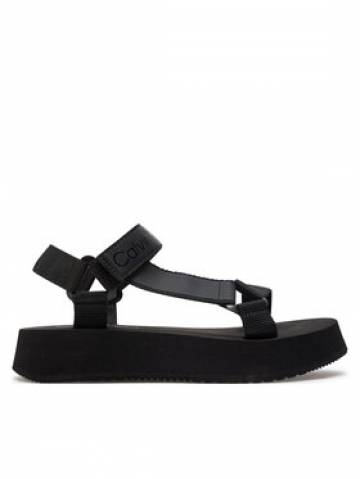 Calvin Klein Jeans Босоніжки Sandal Velcro Webbing Dc YW0YW01353 Чорний Calvin Klein Jeans Босоніжки Sandal Velcro Webbing Dc YW0YW01353 Чорний