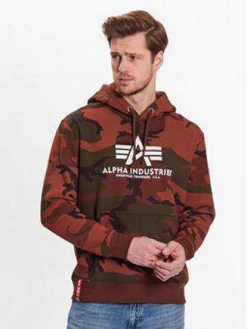 Alpha Industries Світшот Basic 178312C Коричневий Regular Fit Alpha Industries Світшот Basic 178312C Коричневий Regular Fit