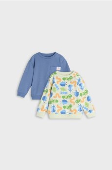 Бавовняні світшоти crewneck 2 pack - mid blue