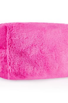 Косметичка пушистая, розовая, 18*10 см (24H1938)