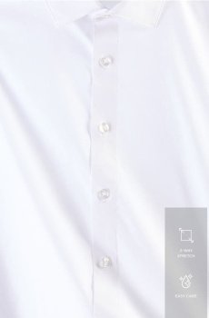 Reserved - Сорочка slim fit із високим вмістом бавовни - білий - 786DG-00X