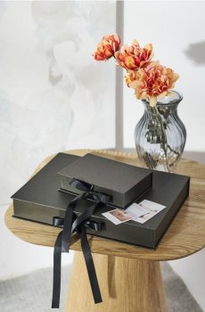 Паперова коробка для фотографій - чорний