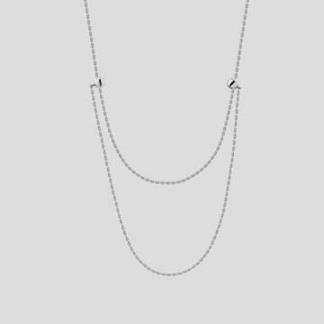 Серебряная подвеска Minimal 6319_40 Серебряная подвеска Minimal 6319_40