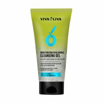 Увлажняющий гиалуроновый гель для умывания Viva Oliva Moisturizing Hyaluronic Cleasing Gel, 150 мл Увлажняющий гиалуроновый гель для умывания Viva Oliva Moisturizing Hyaluronic Cleasing Gel, 150 мл