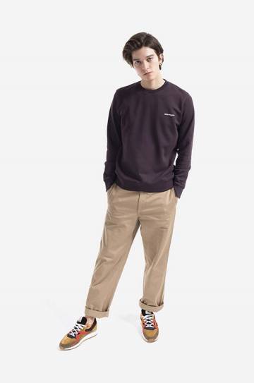 Хлопковая кофта Norse Projects Vagn Logo мужская однотонная N20.1283.2061-2061 Хлопковая кофта Norse Projects Vagn Logo мужская однотонная N20.1283.2061-2061
