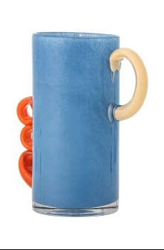 Bloomingville ваза декоративная из цветного стекла 20 x 25 x 12,5 cm