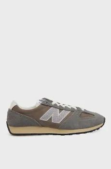 Серые замшевые кроссовки 471 Серый 5.5 New Balance U4717CF
