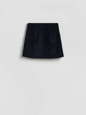 Reserved - Мініспідниця з відстрочкою - темно-синій - 372HK-59X Reserved - Мініспідниця з відстрочкою - темно-синій - 372HK-59X