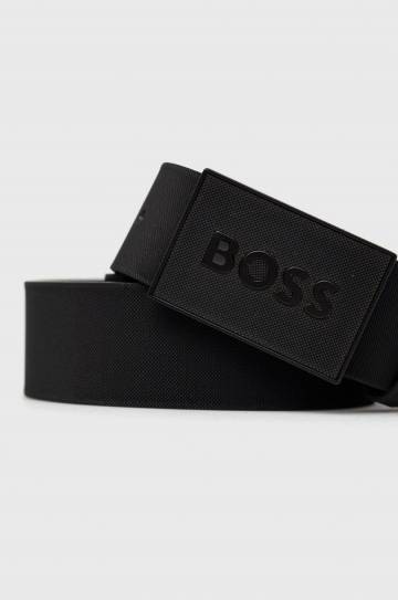 Кожаный ремень BOSS мужской цвет чёрный Кожаный ремень BOSS мужской цвет чёрный