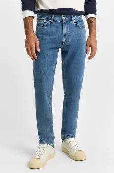 Мужские синие джинсы SLIM CLEAN WASH GANT JEANS Синий 33-32 Gant 1000422