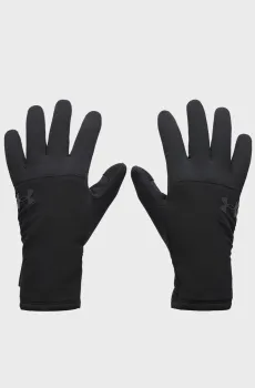 Мужские черные перчатки Ms Storm Fleece Gloves Черный M Under Armour 6000391-001