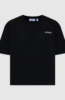 Черная футболка с логотипом