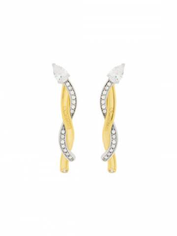 Guess Сережки JUBE05 070JW Золотий Guess Сережки JUBE05 070JW Золотий