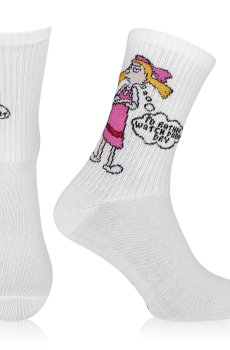 Носки женские AmiGA Хельга (Эй, Арнольд) Id Rather Watch Rain Dry, размер 23-25