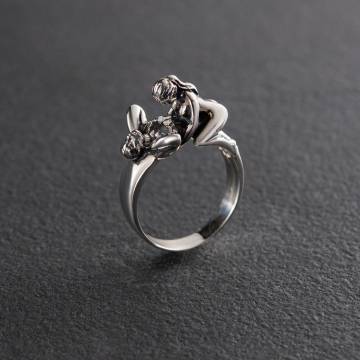 Серебряное кольцо "Страсть" 112624 Серебряное кольцо "Страсть" 112624