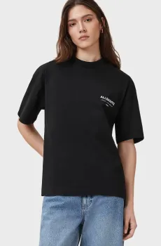 Женская черная футболка UNDERGROUND Черный M AllSaints W202JC