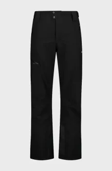 Мужские черные лыжные брюки FEEL WARM Черный 52 CMP 34W3937-U901