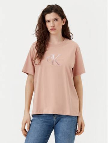Calvin Klein Jeans Футболка Monologo J20J224798 Оранжевий Relaxed Fit Calvin Klein Jeans Футболка Monologo J20J224798 Оранжевий Relaxed Fit