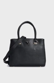 Женская черная сумка ECO ALEXIE GIRLFRIEND SATCHEL Черный ONESIZE Guess HWEVG873706
