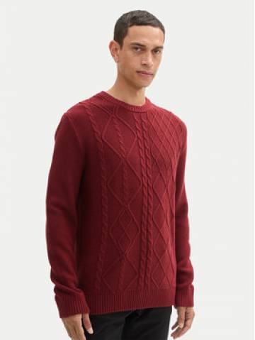 Tom Tailor Светр 1043343 Червоний Regular Fit Tom Tailor Светр 1043343 Червоний Regular Fit